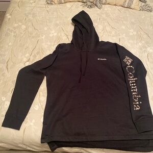 Columbia Black Hoodie with Logo, Women’s Size Large